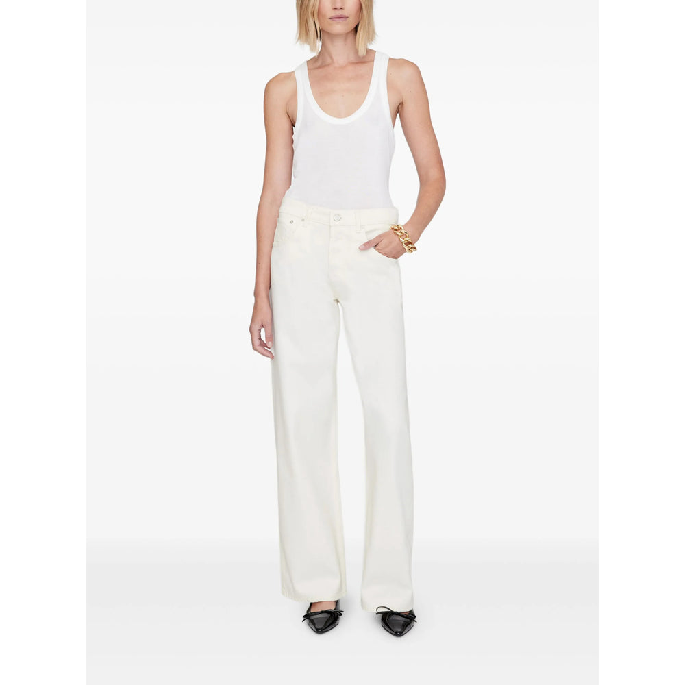Anine Bing Denim - White | df96091ecf4e2a753ba3cd8fc901a503a71f9433