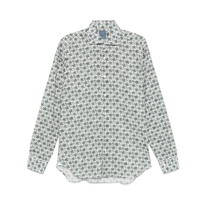 Barba Napoli Shirts - White, Green | e35c7ec8a92b0813d611135e6bf254c10fe27409