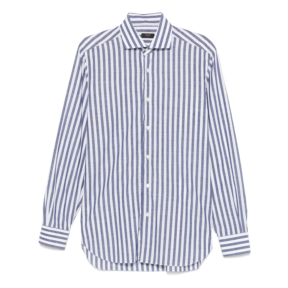 Barba Napoli Shirts - Blue, White | 8f321cb1cb32dee38092fe39034436c9ea1bdef4
