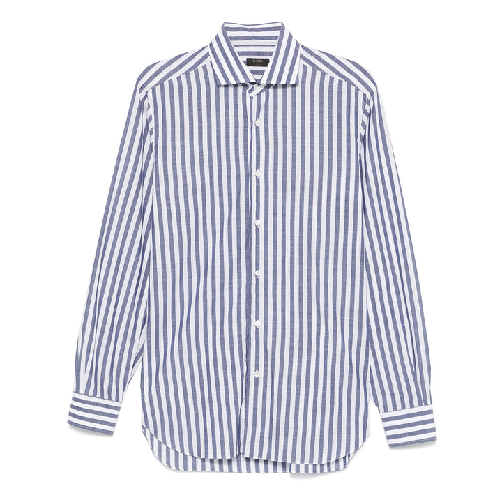 Barba Napoli Shirts - Blue, White | 8f321cb1cb32dee38092fe39034436c9ea1bdef4