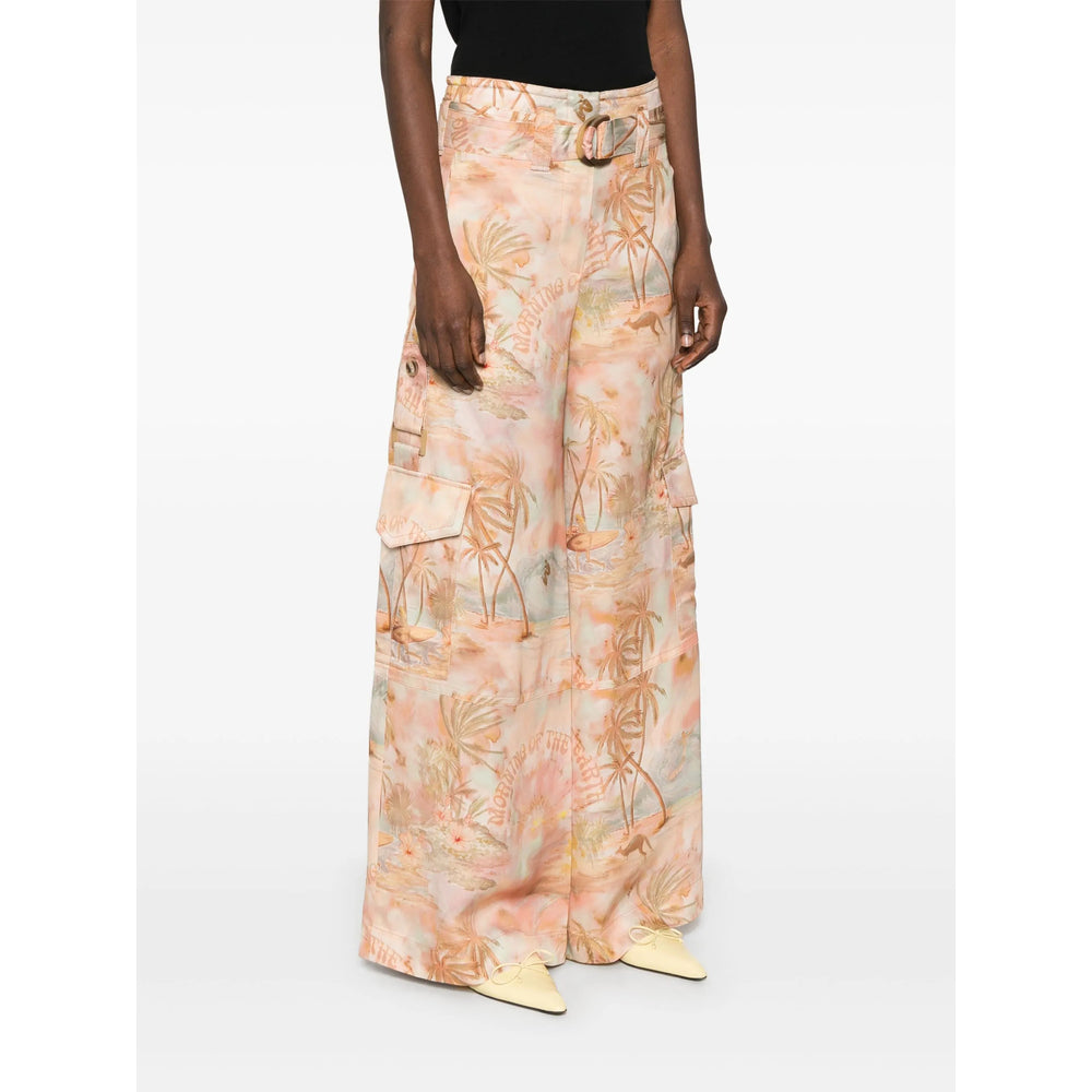 Zimmermann Pants - Orange | fe676de7efd18f30efb2bdde912762d9b1524a48
