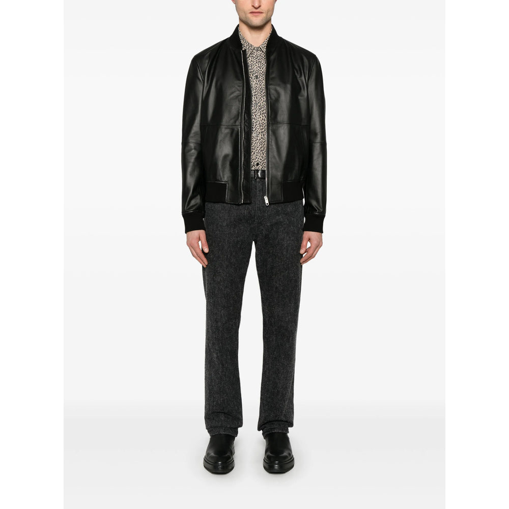 Salvatore Santoro Leather Outerwears - Neutral, Black | 5977785894bd9cdee63d5799923212b5c6a17857