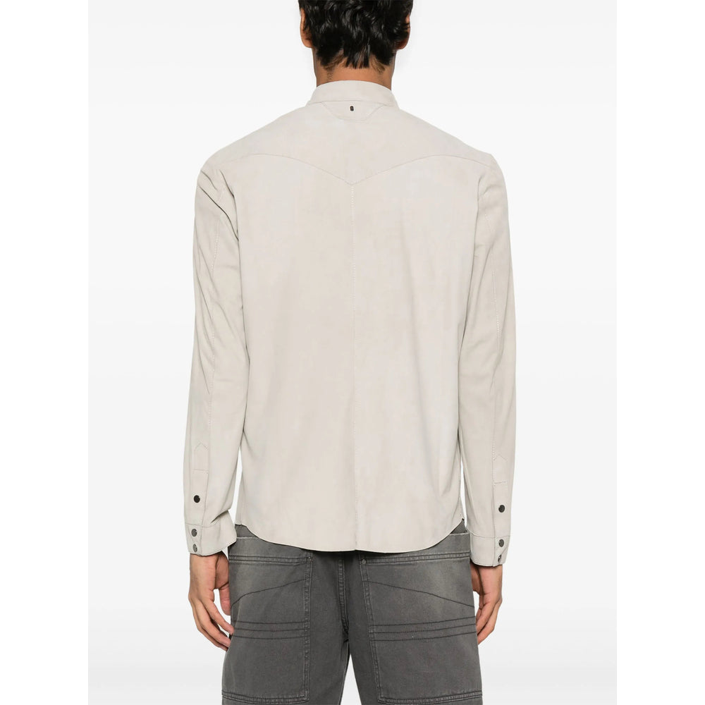 Salvatore Santoro Leather Outerwears - Neutral, Black | 2bb809f2f963327b1f003329d9bd89d40e83d7ee