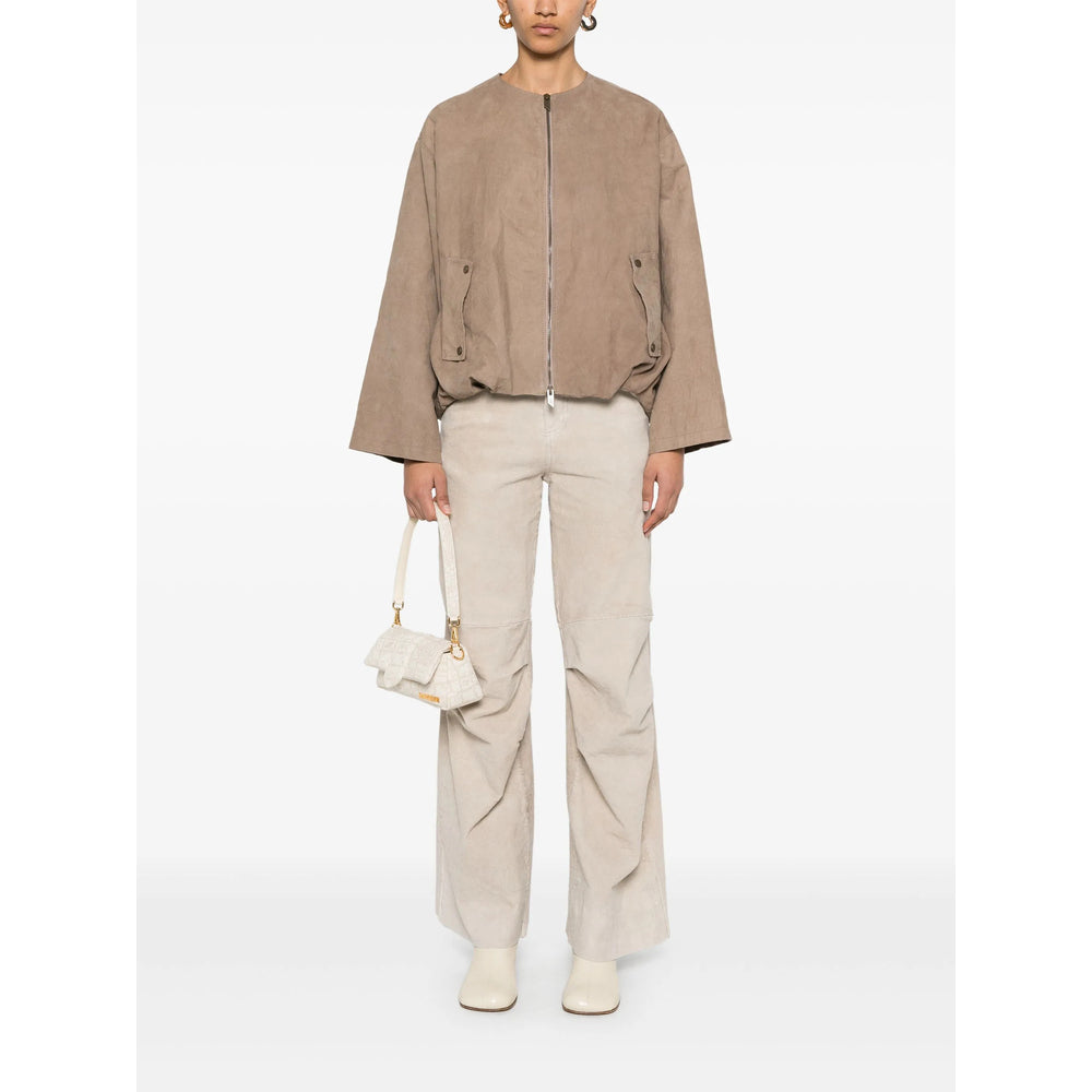 Salvatore Santoro Leather Pants - Gray | 9606635fb6653441cbbf2073a1a37eb3fe9e8bd8