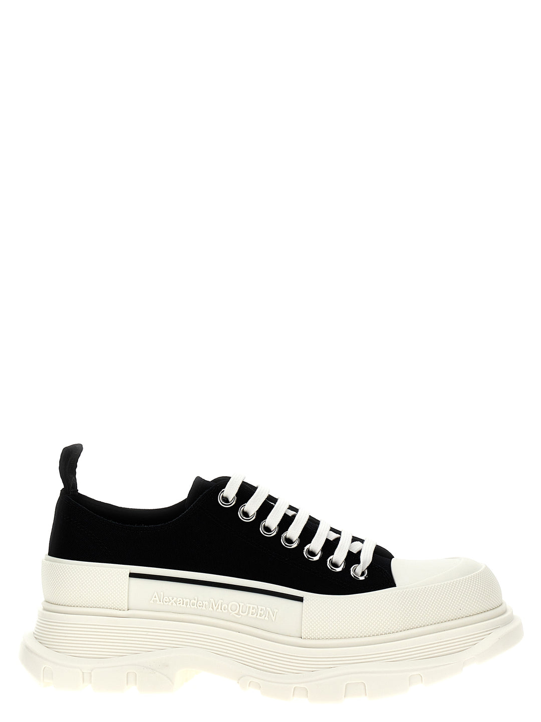 Mcqueen Canvas Sack Sneakers - White/Black | 2b7ca4f53d18baada9eec1f8bcae71e37ce4f77a