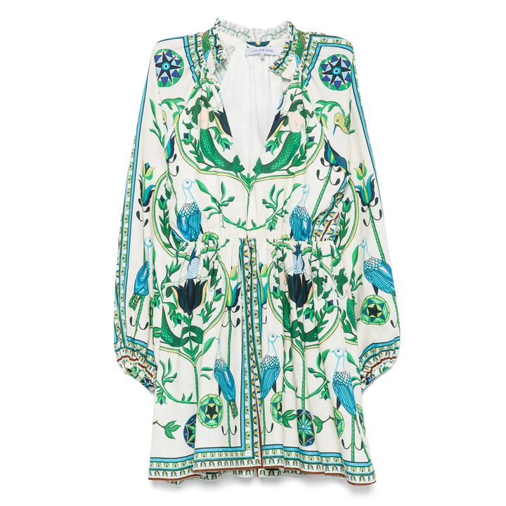 Lug Von Siga Dresses - White, Green | ca352da480bac8c5f1f9adb06733b2ccf22cfceb