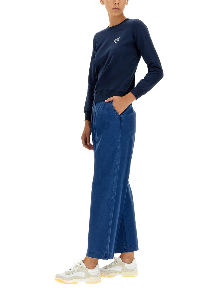 A.P.C. Sweatshirts - Blue | Wanan Luxury