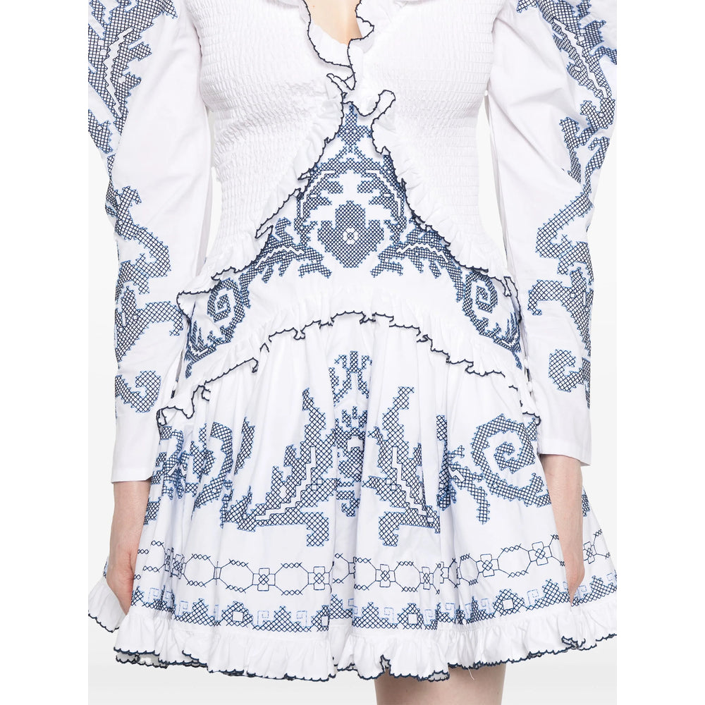 Alemais Dresses - White, Blue | dfb8a3d233d0f7930b5c54e58ade979edf22182a