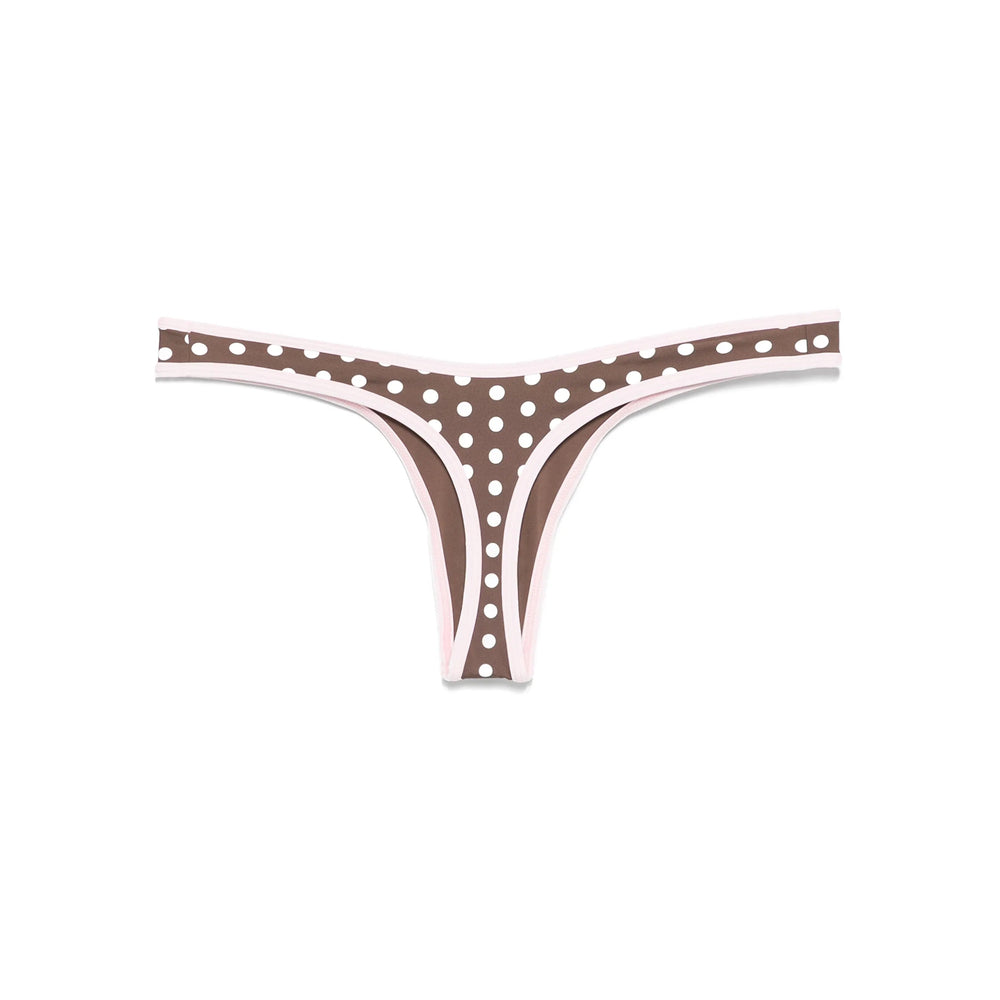 Frankies Bikinis Beachwear - Brown, White | cde338a720421233da78bc49c998bd7674a2af95