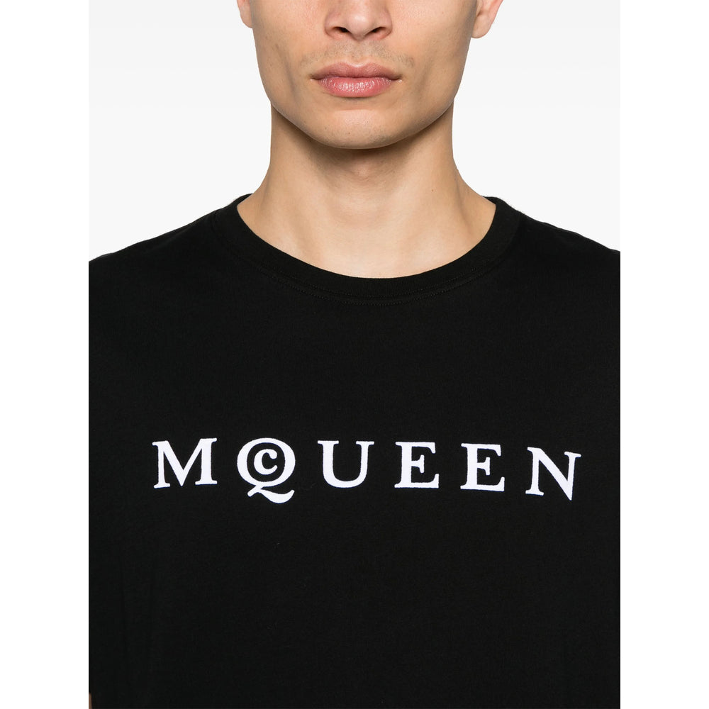 Alexander Mcqueen T Shirts - Black | 1d074bd160b17b09496201b70bfe20358c9e3c61