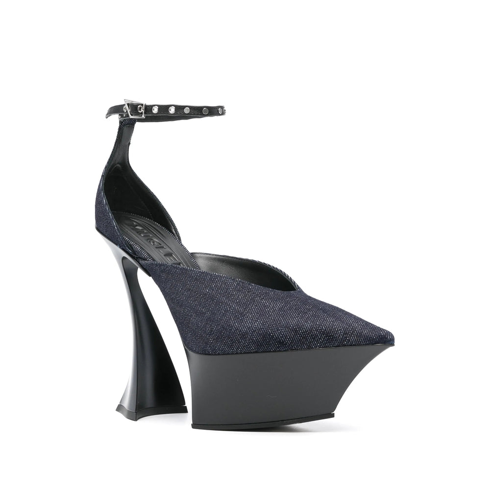Mugler Shoes - Blue, Black | d06dec6ec09791961a54bf8665431cf9baba1971
