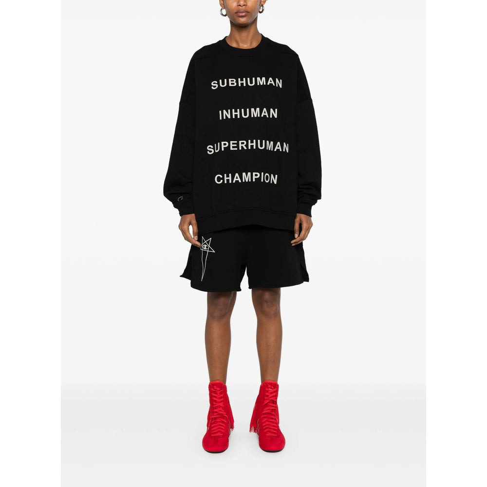 Rick Owens X Champion Sweatshirts - Black | 7daf99df7b6b0c21e524de73d3560c2342c07ca6