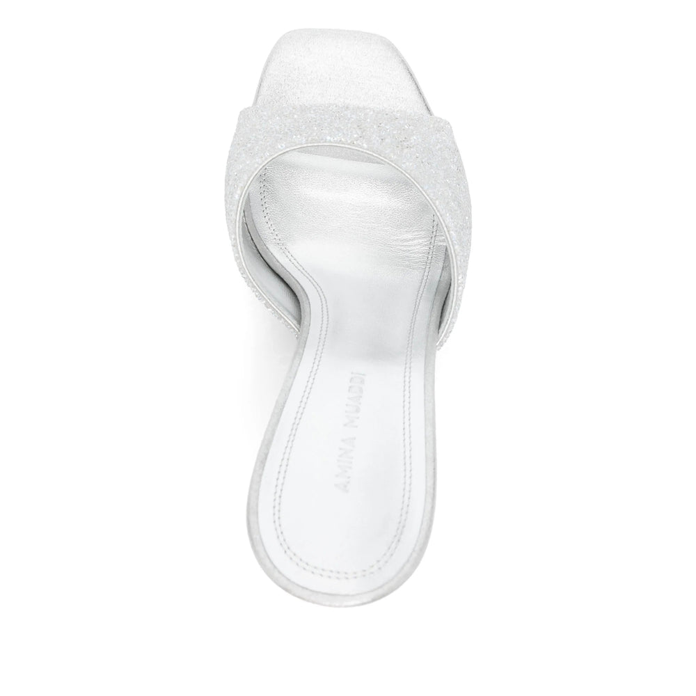 Amina Muaddi Shoes - Silver | 1c91a6a8bf7ace37f4d41555caaeaed0a0a06e27