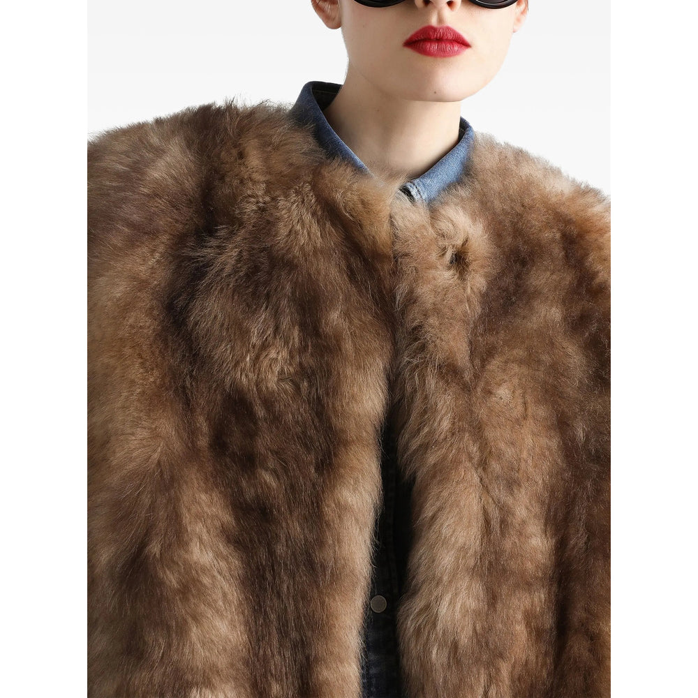 Dolce & Gabbana Coats - Brown | fad0cffb60e550091651ce3f410b8ccab7752646