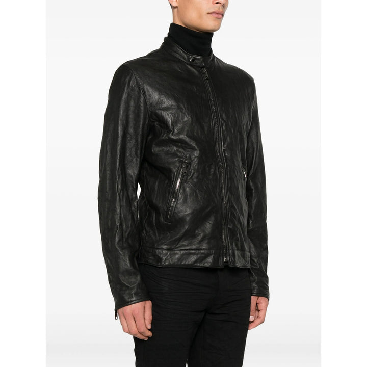 Dolce & Gabbana Leather Outerwears - Black | c7da5ec2df67a9384d34dbce67023c3799e77bfa