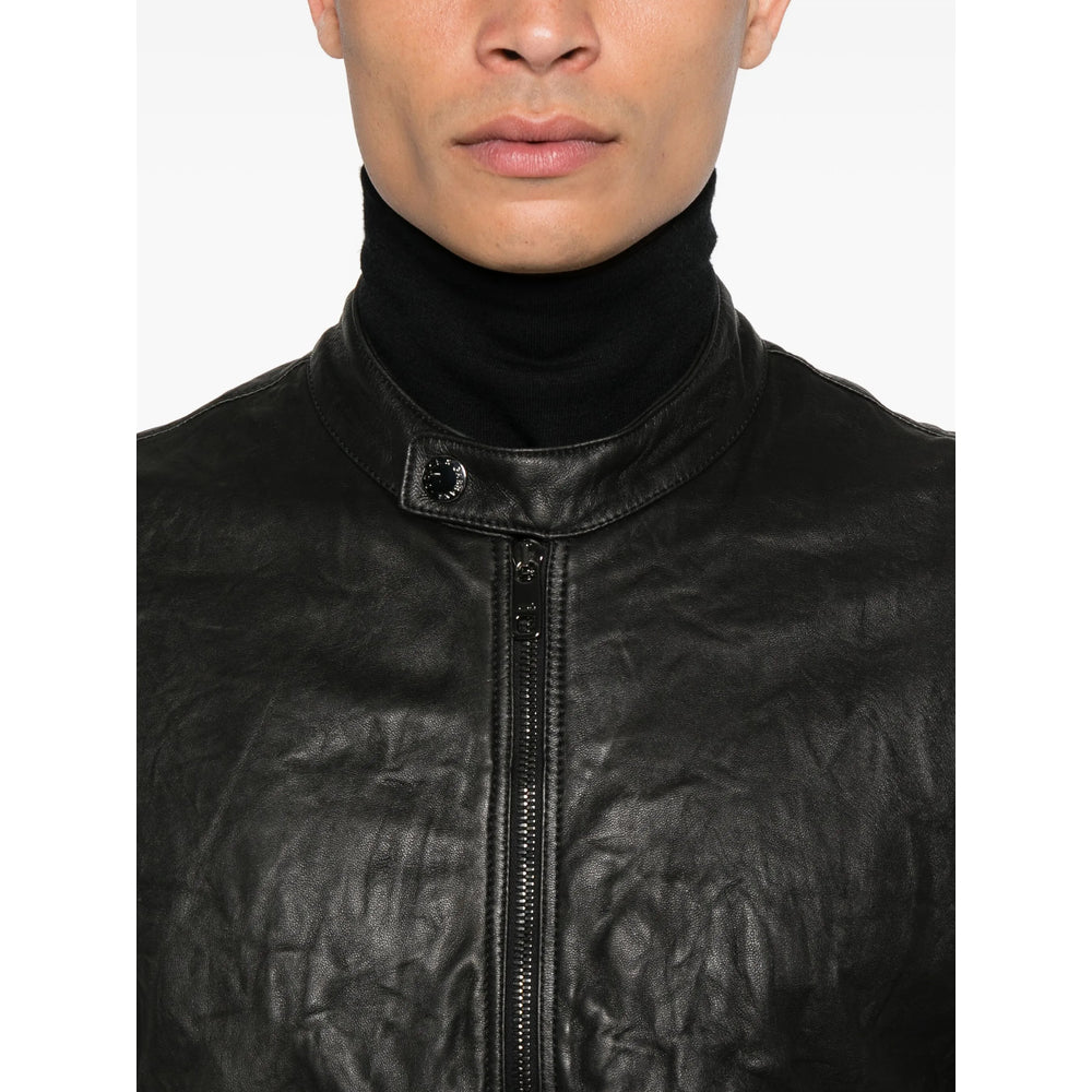 Dolce & Gabbana Leather Outerwears - Black | a16237dfe27678867126689124ff005b452e0ae9