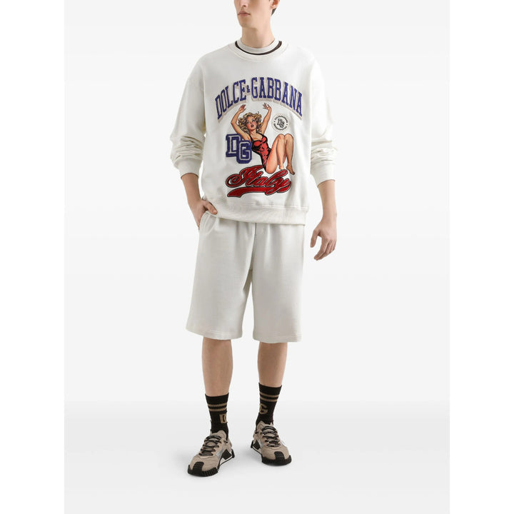 Dolce & Gabbana Sweatshirts - White | 746cd20af86e17a97e23635a51449a8baad88c19