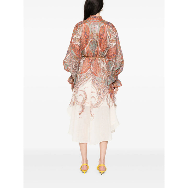 Zimmermann Dresses - Neutral, Red | 6c21809f1b88fed077c64503afca5ee9409afe9f