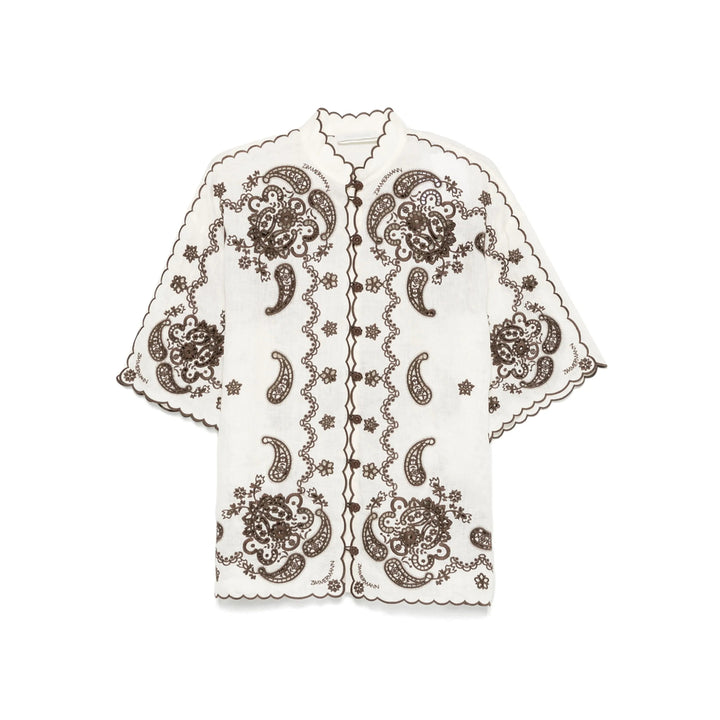 Zimmermann Shirts - Neutral, Brown | 33c6f6d65d8f8711fb3d1549a7a11c8d27f00a6c