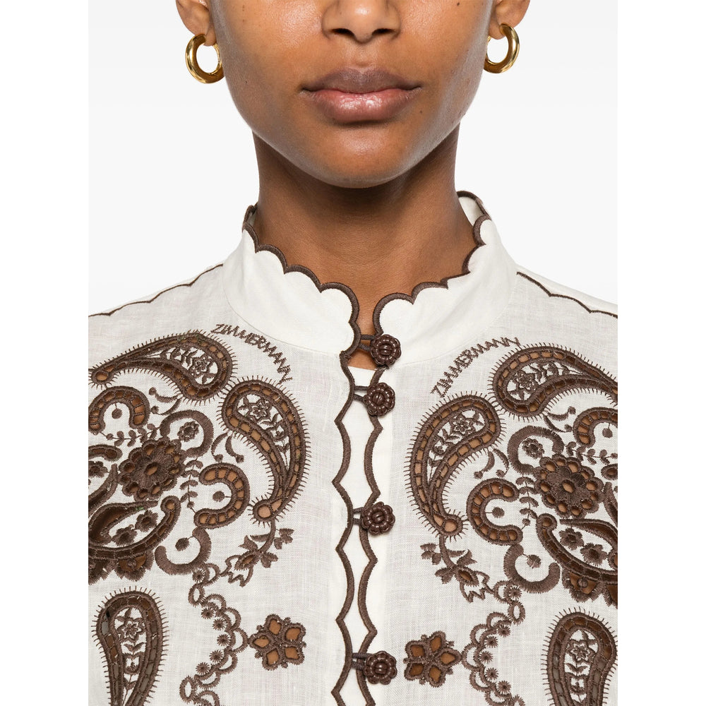 Zimmermann Shirts - Neutral, Brown | 181c18486a7b457f424979884aa061fdf3999d7d