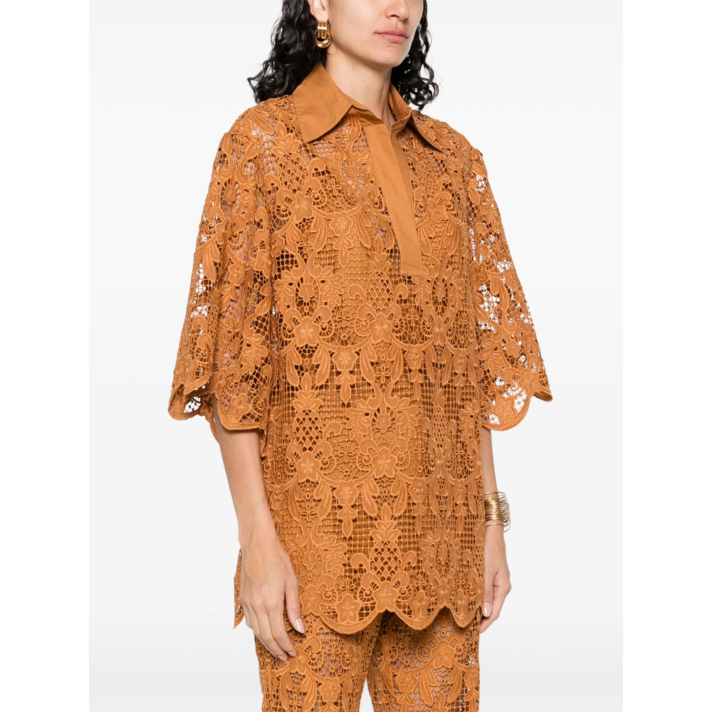 Zimmermann Tops - Brown | 1df965f50c7247bb877a2b495cd33ee0532c2ad7