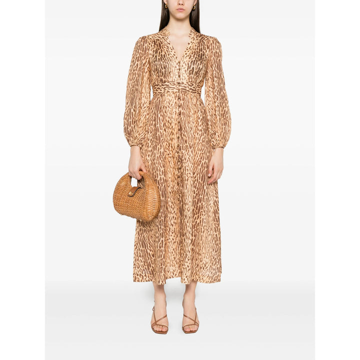 Zimmermann Dresses - Neutral, Brown | 0faac3962dd0978a53af865163d07cfe40eea389