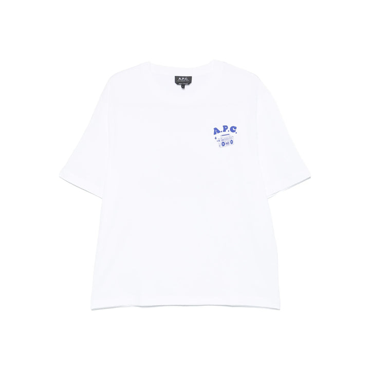 A.P.C. T Shirts - White | adfbe66e121100ef8aa2b370856eb7411bf33c30