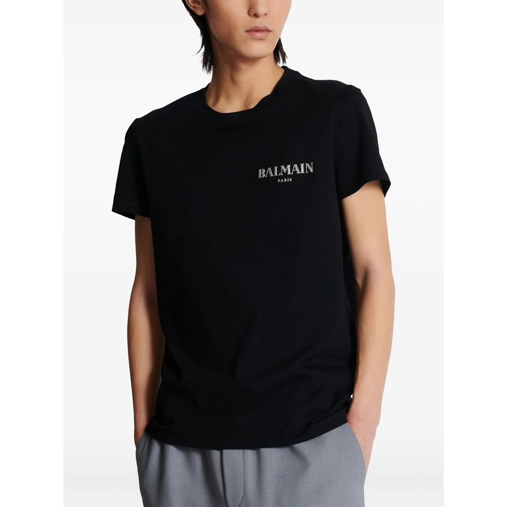 Balmain T Shirts - Black | 4801cd99b17bfa44dd89817fa4d24cc723776aa0