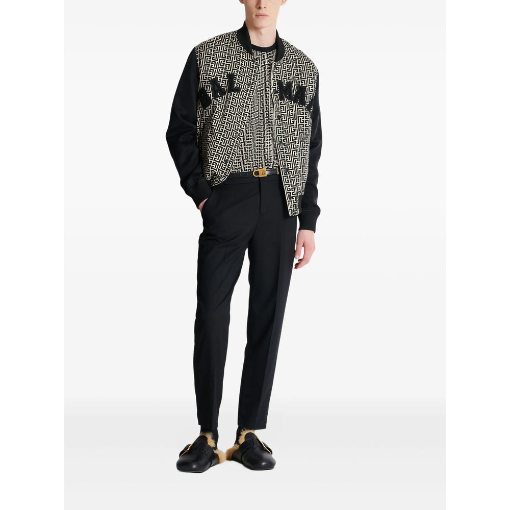 Balmain T Shirts - Black, Neutral | dc7f2ade1c9680a41d8f16c02bbecbcc7493e937