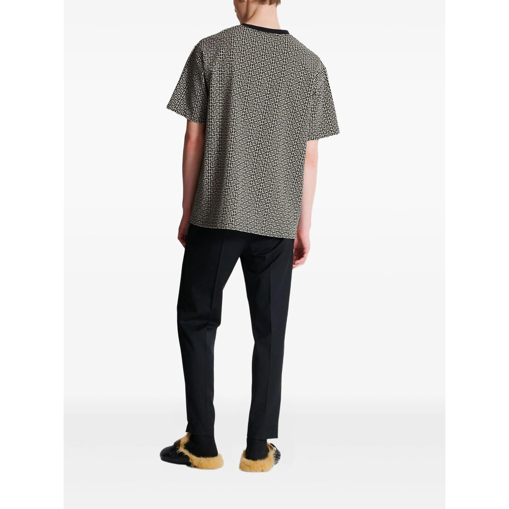 Balmain T Shirts - Black, Neutral | b358a1ffa29c48593ee188bdf3b6485b9a45d191
