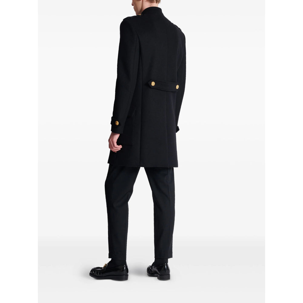 Balmain Coats - Black | 78a853482ed8249174bf14238a94f8a4f32e1ab9