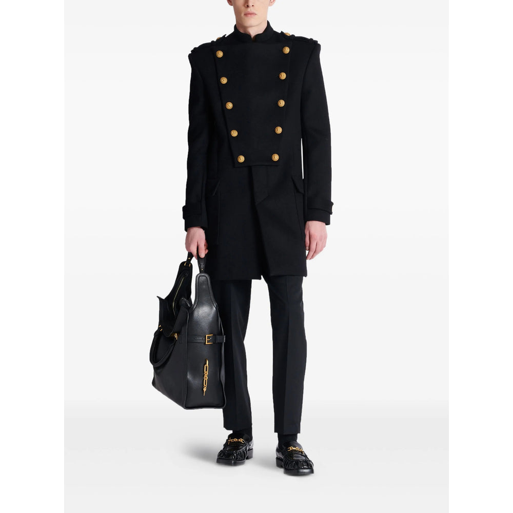 Balmain Coats - Black | 80a399c99e62976a02fbc65c686538f5b09e3de5