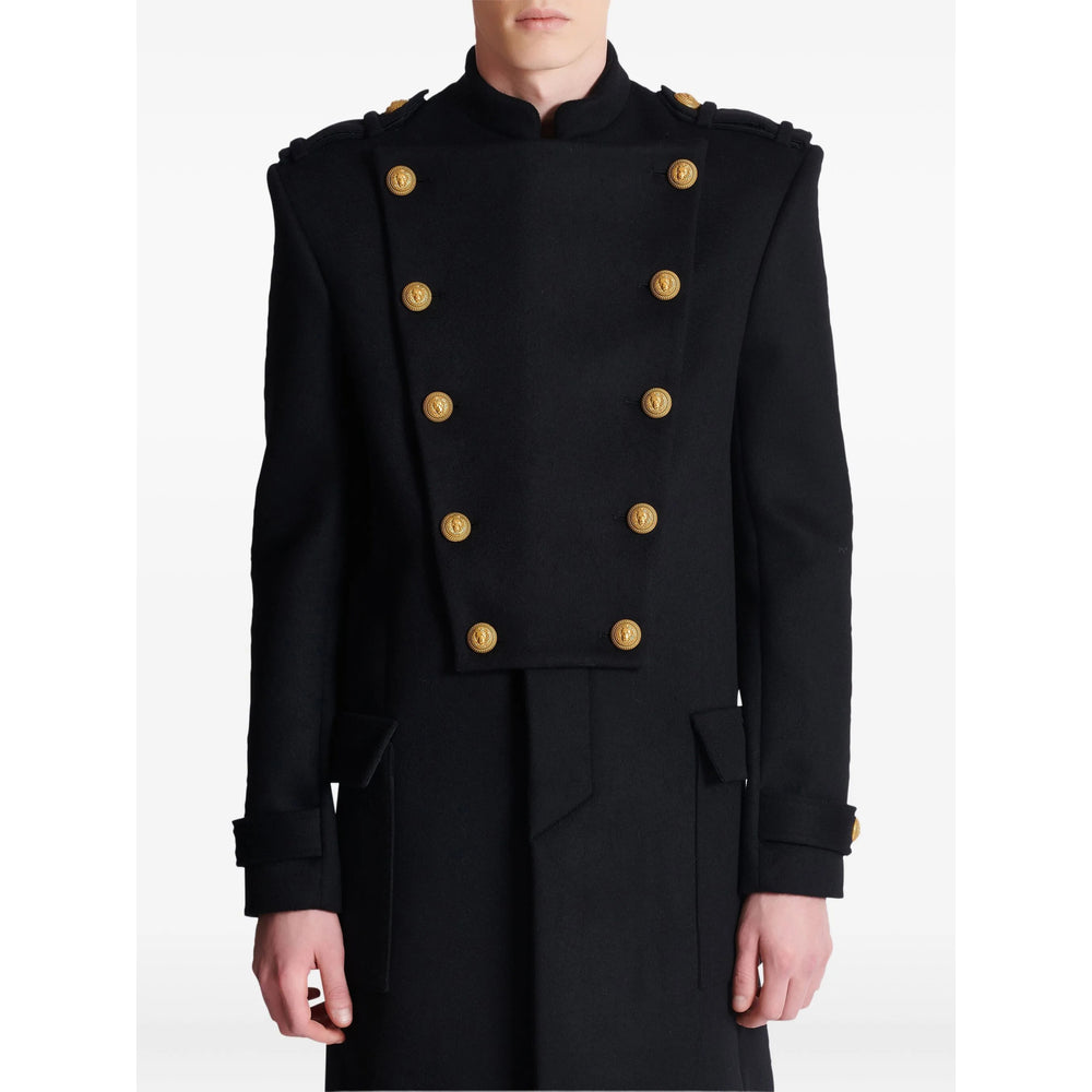 Balmain Coats - Black | 23b2f4c8f4b9556049df8baaa34c0e42ecda6314