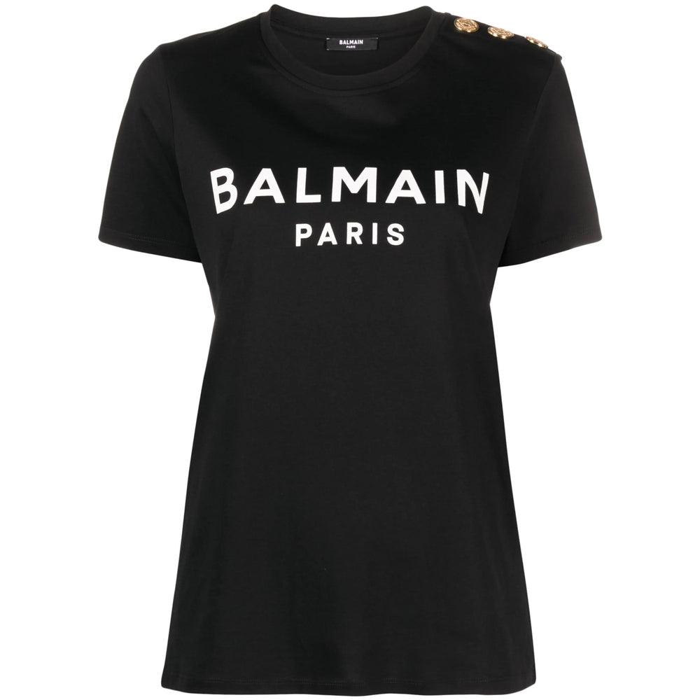 Balmain T Shirts - Black | 4a4ea8e812580d69337c5a8d7adc0ff8fc474282