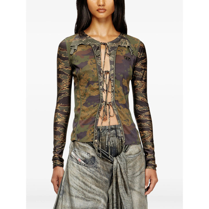 Diesel Tops - Green, Brown | f4eb3a8e8761a5522d82599d8fa2258461b39a08