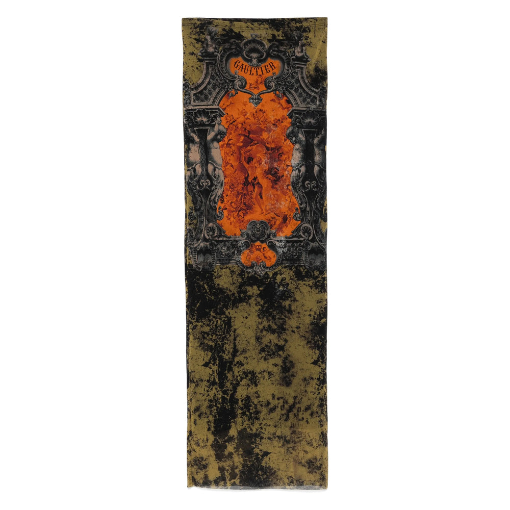 Jean Paul Gaultier Skirts - Orange/Green | 199b3d61555ff207754e73ba848f9a40f467070f