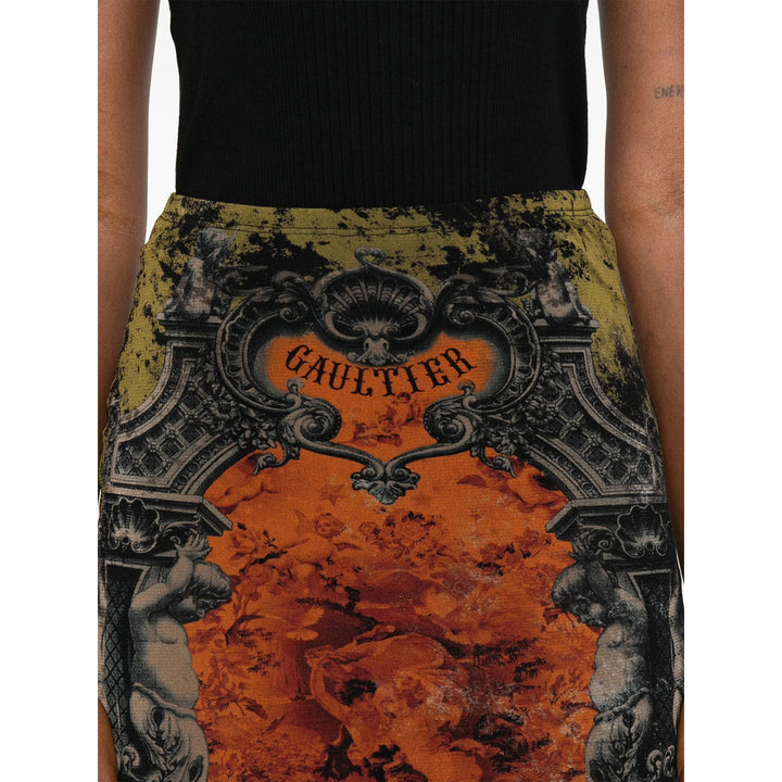 Jean Paul Gaultier Skirts - Orange/Green | 0d224b3c12782c9208ec23c5477f311411772830