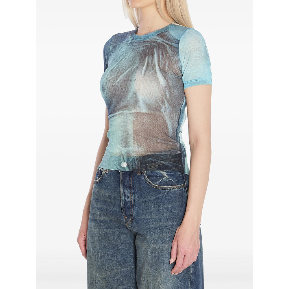 Jean Paul Gaultier Tops - Blue, Gray | 63667aa903ae5a84a3aae8a1297e456a61891986
