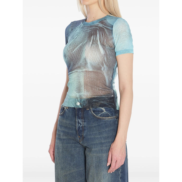 Jean Paul Gaultier Tops - Blue, Gray | 63667aa903ae5a84a3aae8a1297e456a61891986