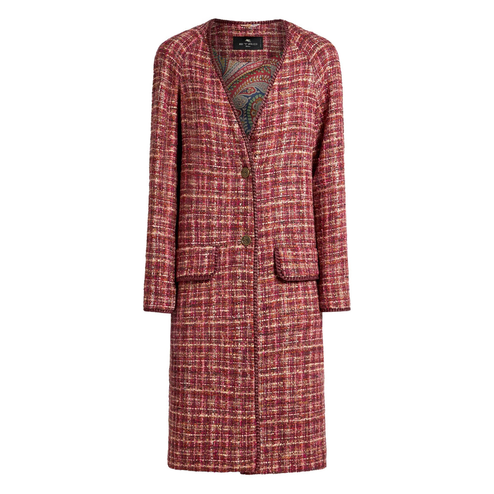 Etro Coats - Red | 77e37338bd259a154c4095817fa414384da63a18