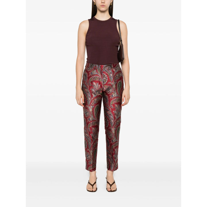 Etro Pants - Red, Blue | 6c6ebd23aef8b5dc383afbb9c8d4b66024068686