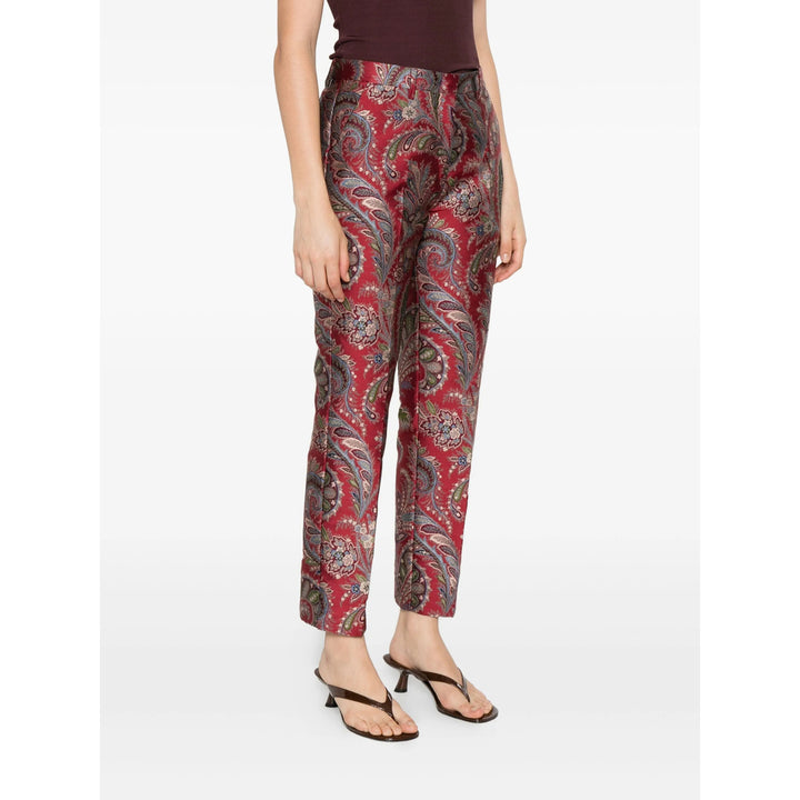 Etro Pants - Red, Blue | 40f0e16dacc1050743d47a4bb083274eb8dc1657