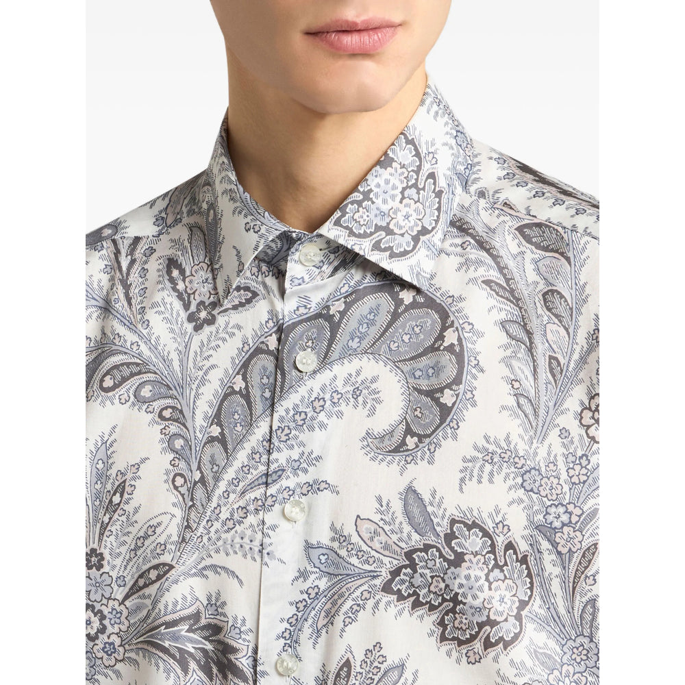 Etro Shirts - Gray, White | 6ad43fe9b9565c080c2732f311945dd58c71827d