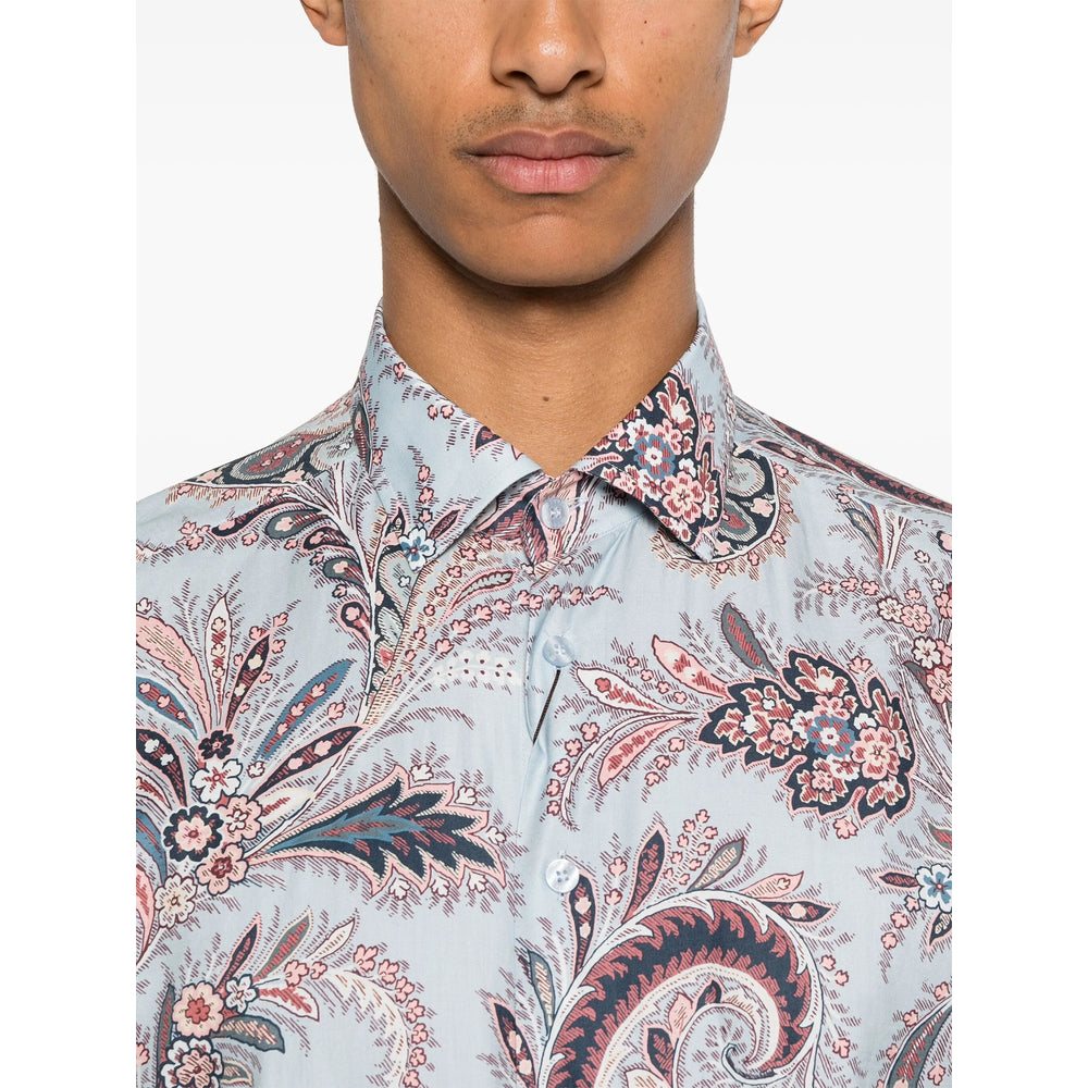 Etro Shirts - Blue, Pink | 3044e122f65d30b252446c346c75973e72b865e1