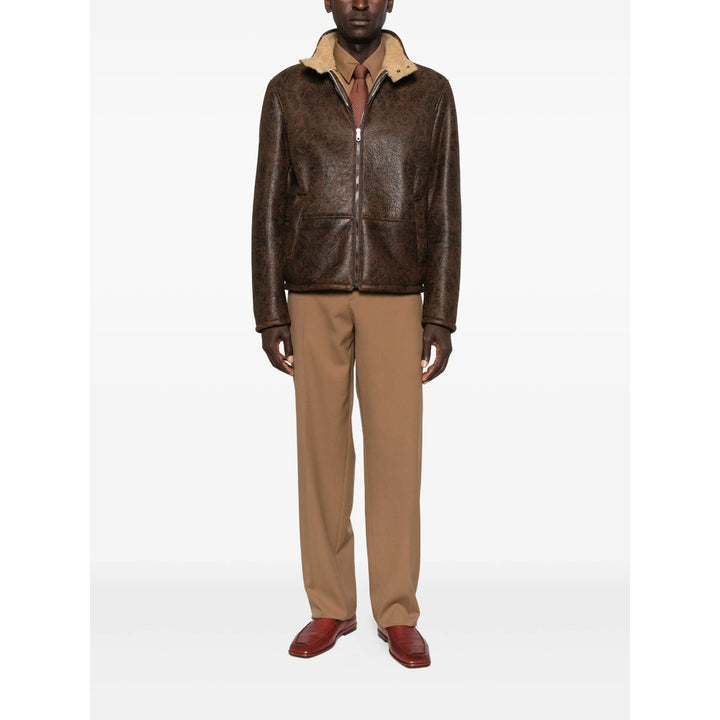 Etro Leather Outerwears - Brown | 3d334fc2ccd6d6ac769d310946cc49f69df173e8