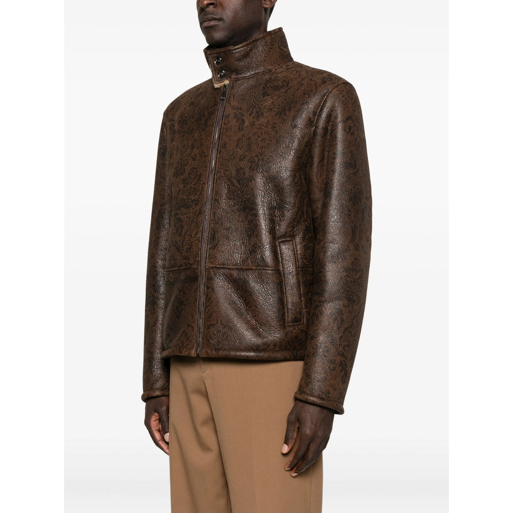Etro Leather Outerwears - Brown | dfb597ba8e614b44bf45d63850200ea6e22c35ee