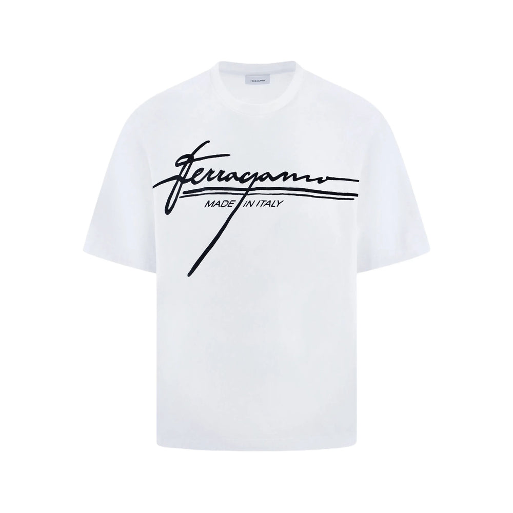 Ferragamo T Shirts - White | dd7af49f8b705a995d2271296d36f227366c6472