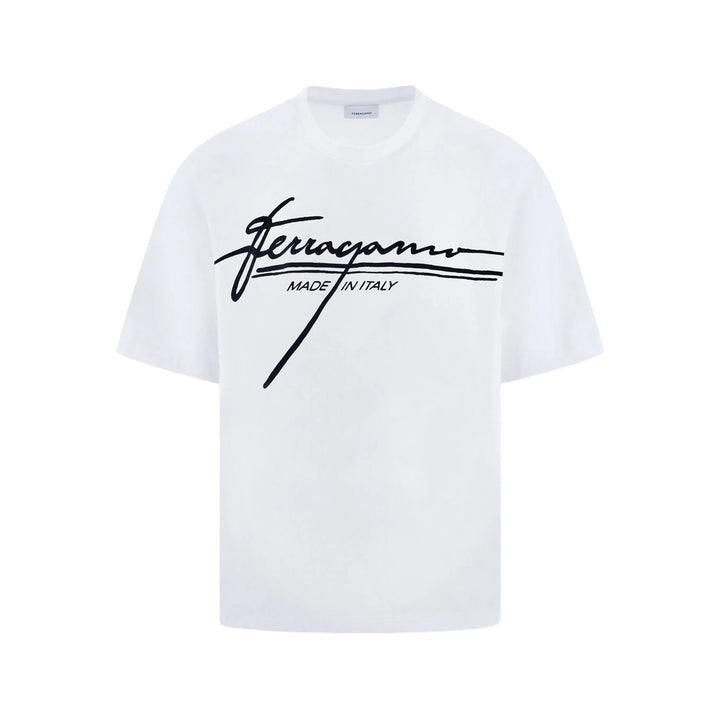 Ferragamo T Shirts - White | dd7af49f8b705a995d2271296d36f227366c6472