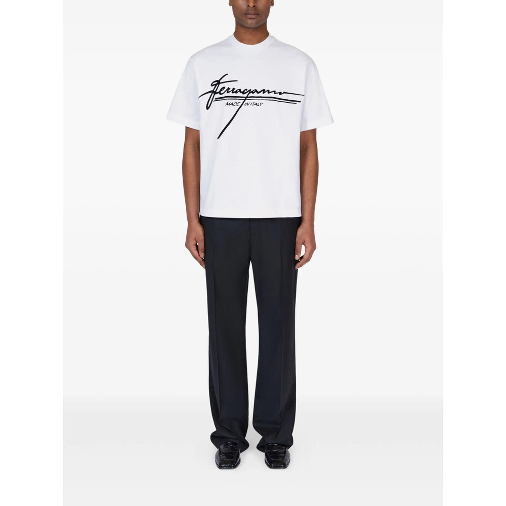 Ferragamo T Shirts - White | de129ddf9d5a13e7709c25299eae3ae39ea9afad