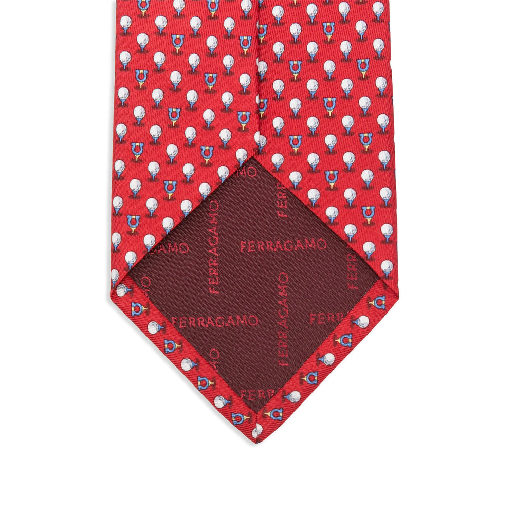 Ferragamo Ties - Red, Blue | 12d7813f35c219272184a4e4b1bf544b6df12417